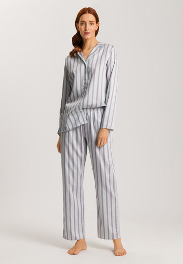 Sleep And Lounge Long Sleeve Pajama Set | Balanced Stripe 72414-2164